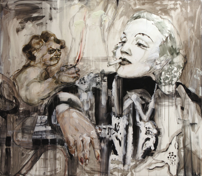 Marlene Feuer geben, 210 x 240 cm, 2007