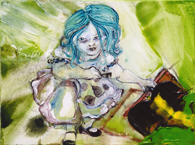 Alice (Türoeffner), 30 x 40 cm, 2009