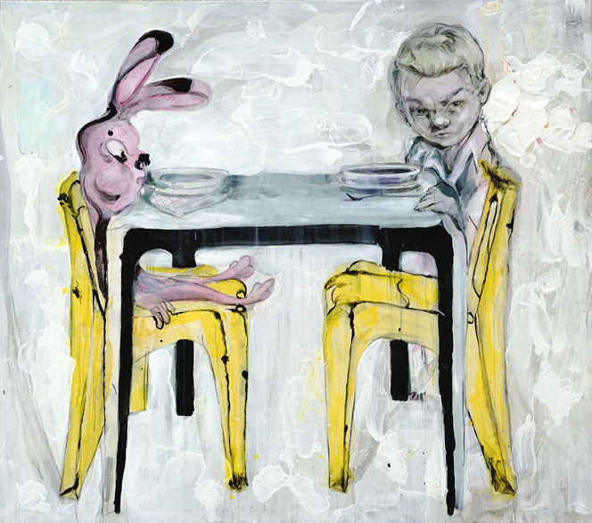 Hasenessen, 150 x 170 cm, 2011