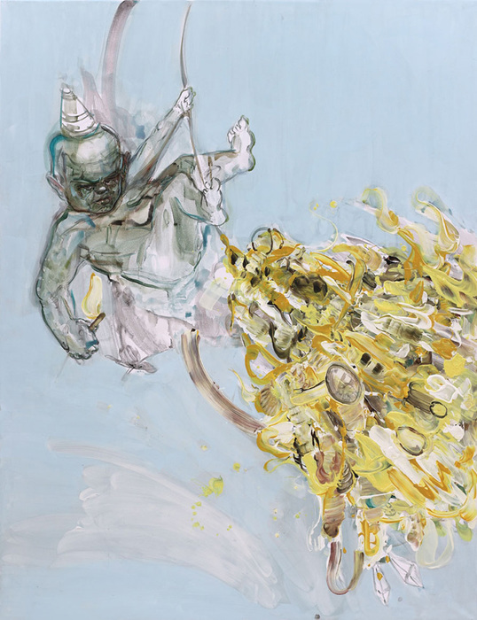 Hopfrog, 200 x 155 cm, 2019